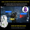 3.5mm Stereo Gaming Headset Wired Headphone with Mic Noise Cancelling Purple