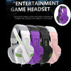 3.5mm Stereo Gaming Headset Wired Headphone with Mic Noise Cancelling Purple