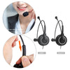 USB Wired Headphone with Mic for School Office Call Center Business Black