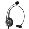 USB Wired Headphone with Mic for School Office Call Center Business Black