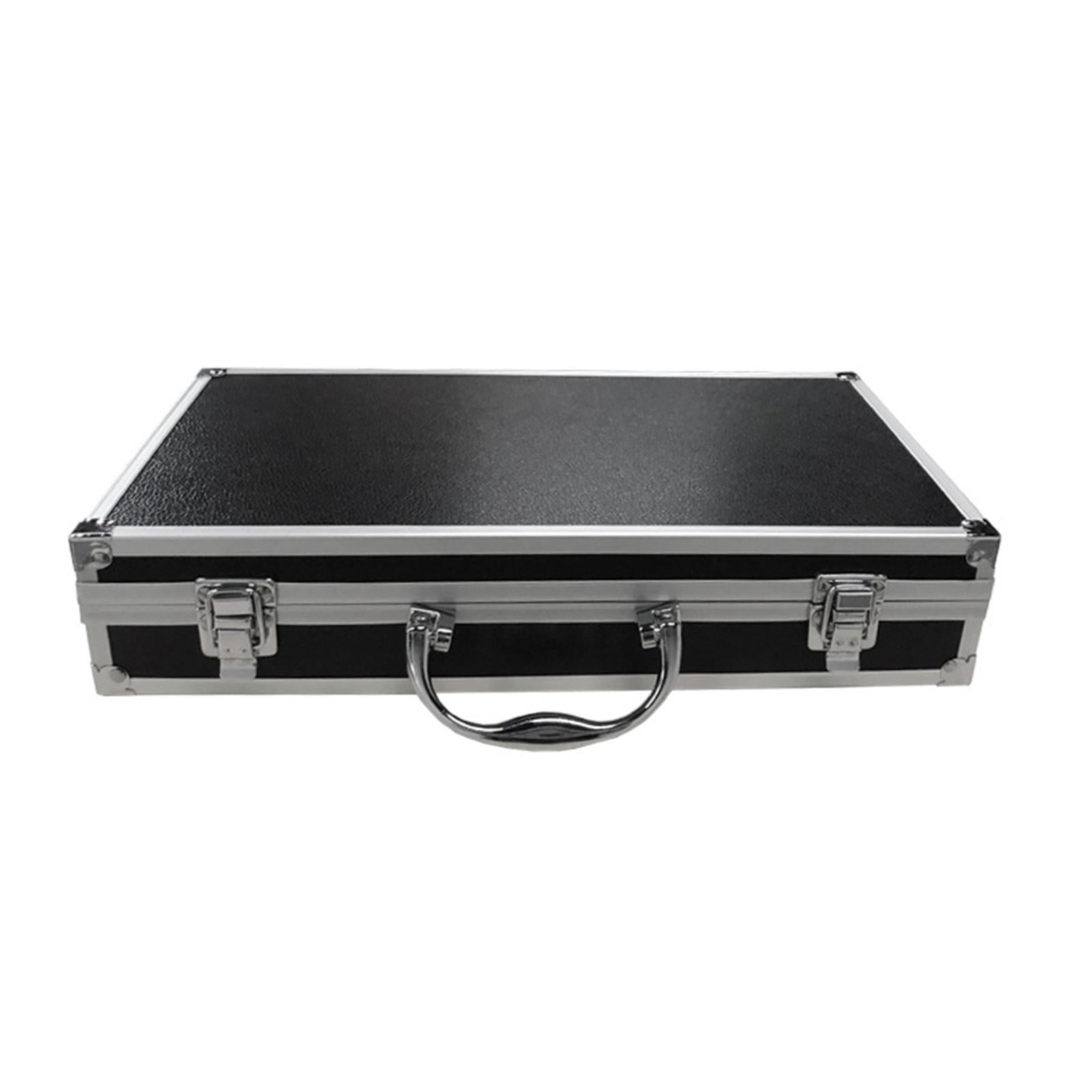 Wireless Microphone Carrying Case Hard Shell Suitcase Mixer Accessories