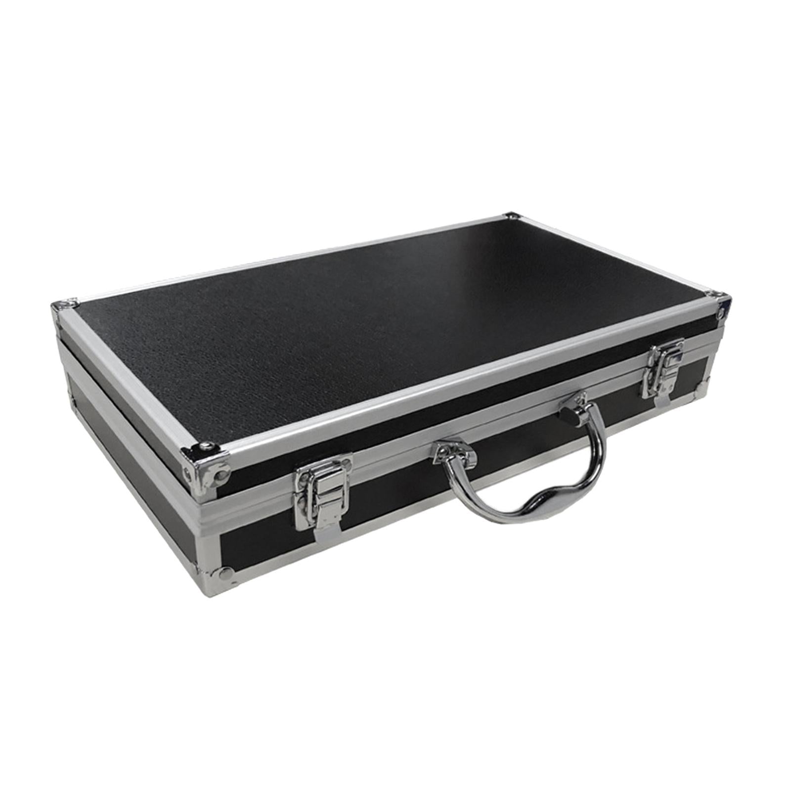 Wireless Microphone Carrying Case Hard Shell Suitcase Mixer Accessories