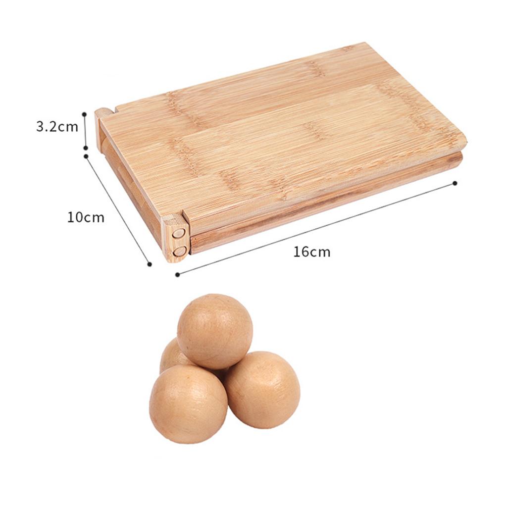 Classic Foldable Wooden Mancala Board Game Strategy Game Easy Store Durable