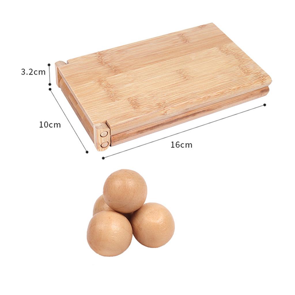 Classic Foldable Wooden Mancala Board Game Strategy Game Easy Store Durable