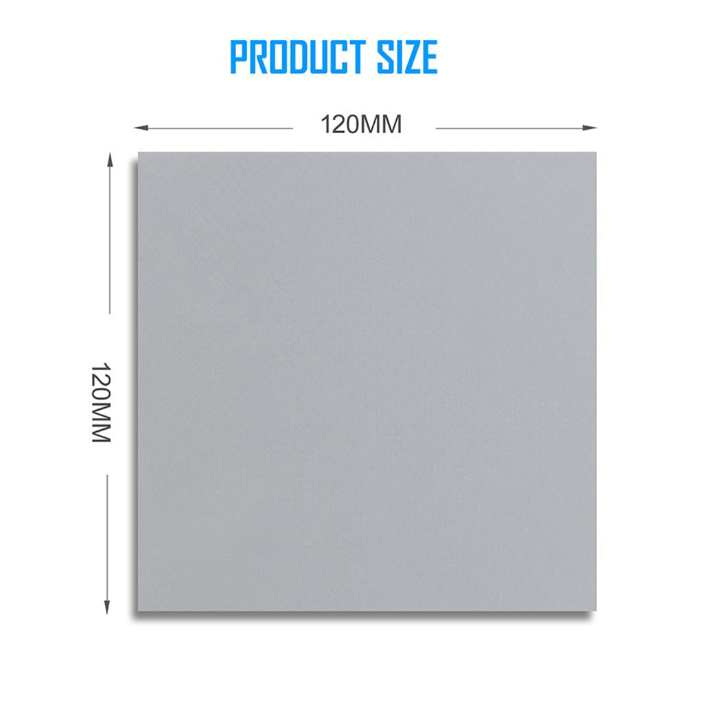 Silicone Thermal Pad Grease Pad for GPU/CPU Memory SSD Cooler 120x120x0.5mm