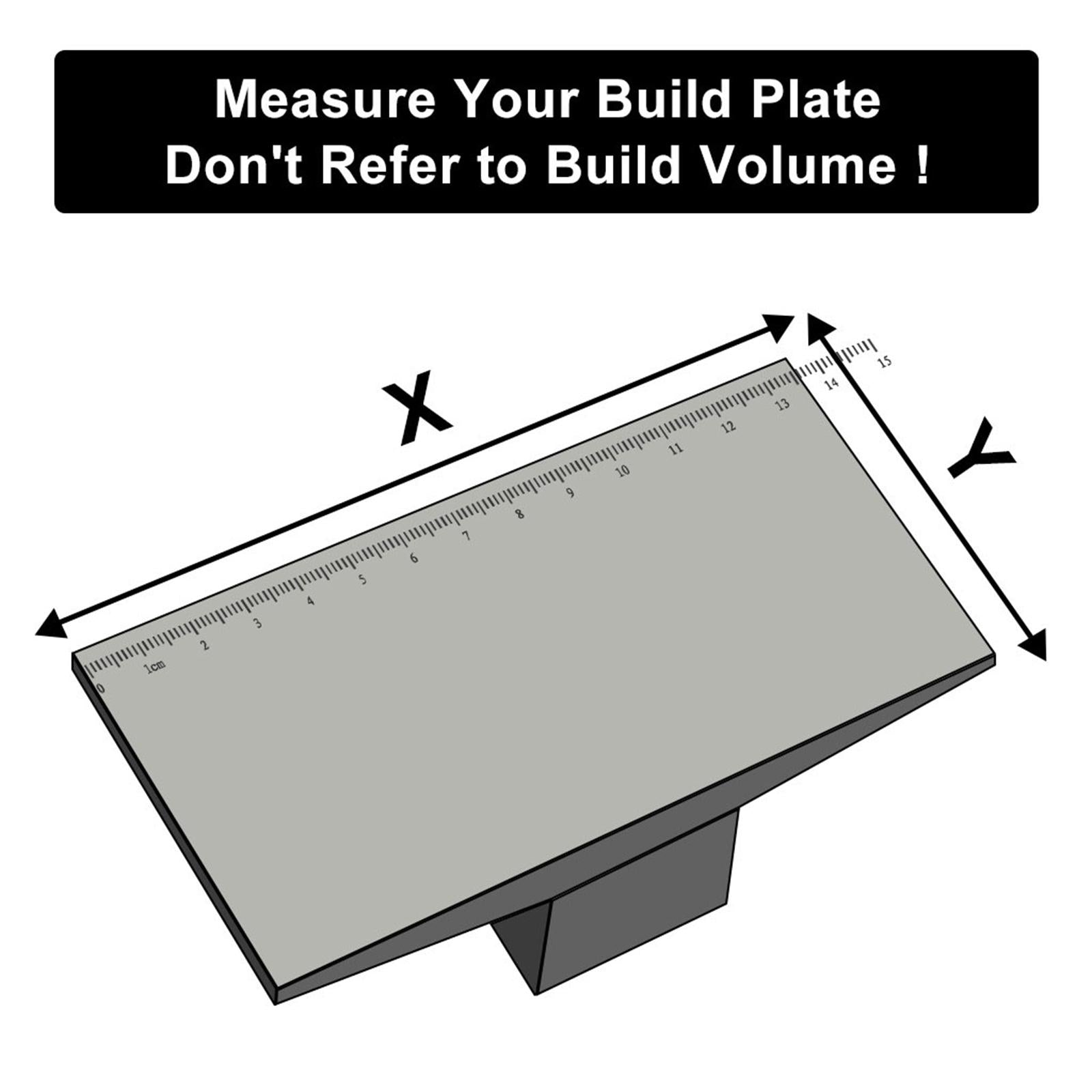 3D Printer 202x128mm SLA/DLP Light-Cured Flex Plate Magnetic Sheet Kit Parts