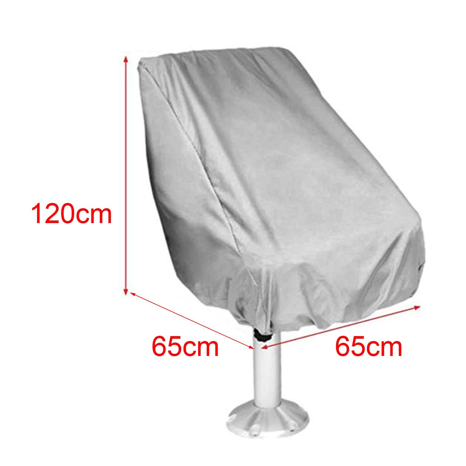 Large Boat Folding Waterproof Yacht Seat Cover Fits Colors Silver