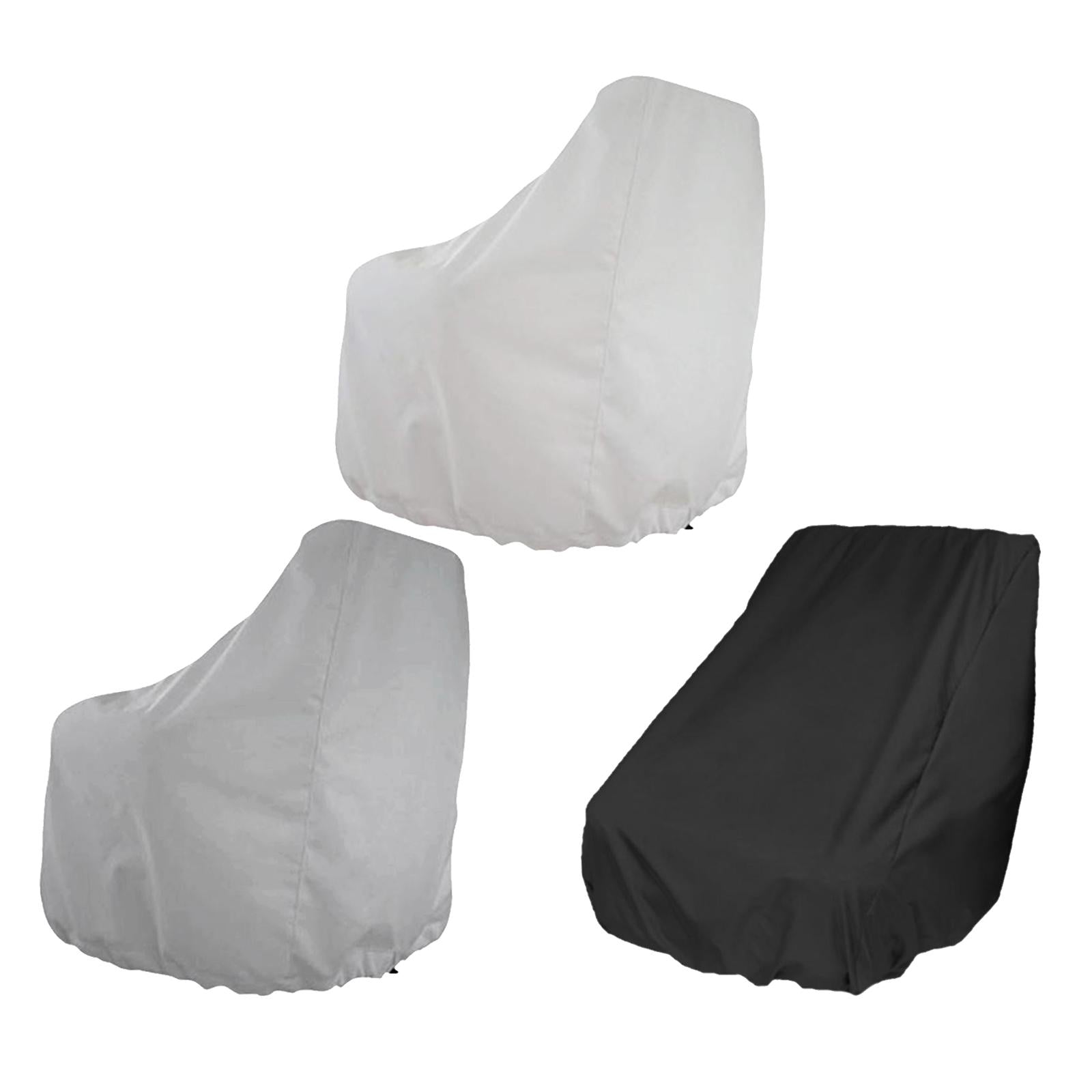 Large Boat Folding Waterproof Yacht Seat Cover Fits Colors Silver