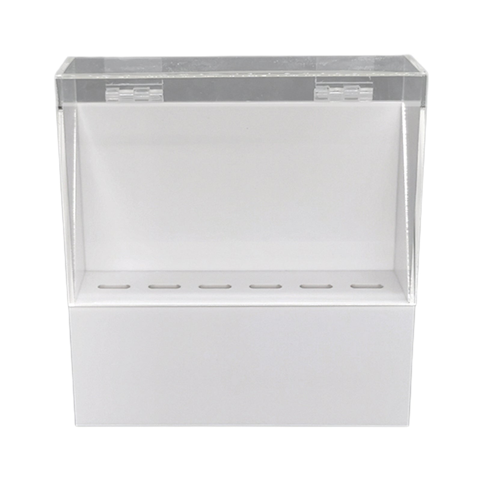 Eyelash Extension Storage Box Tweezer Organizer Case Stand Holder Pure White