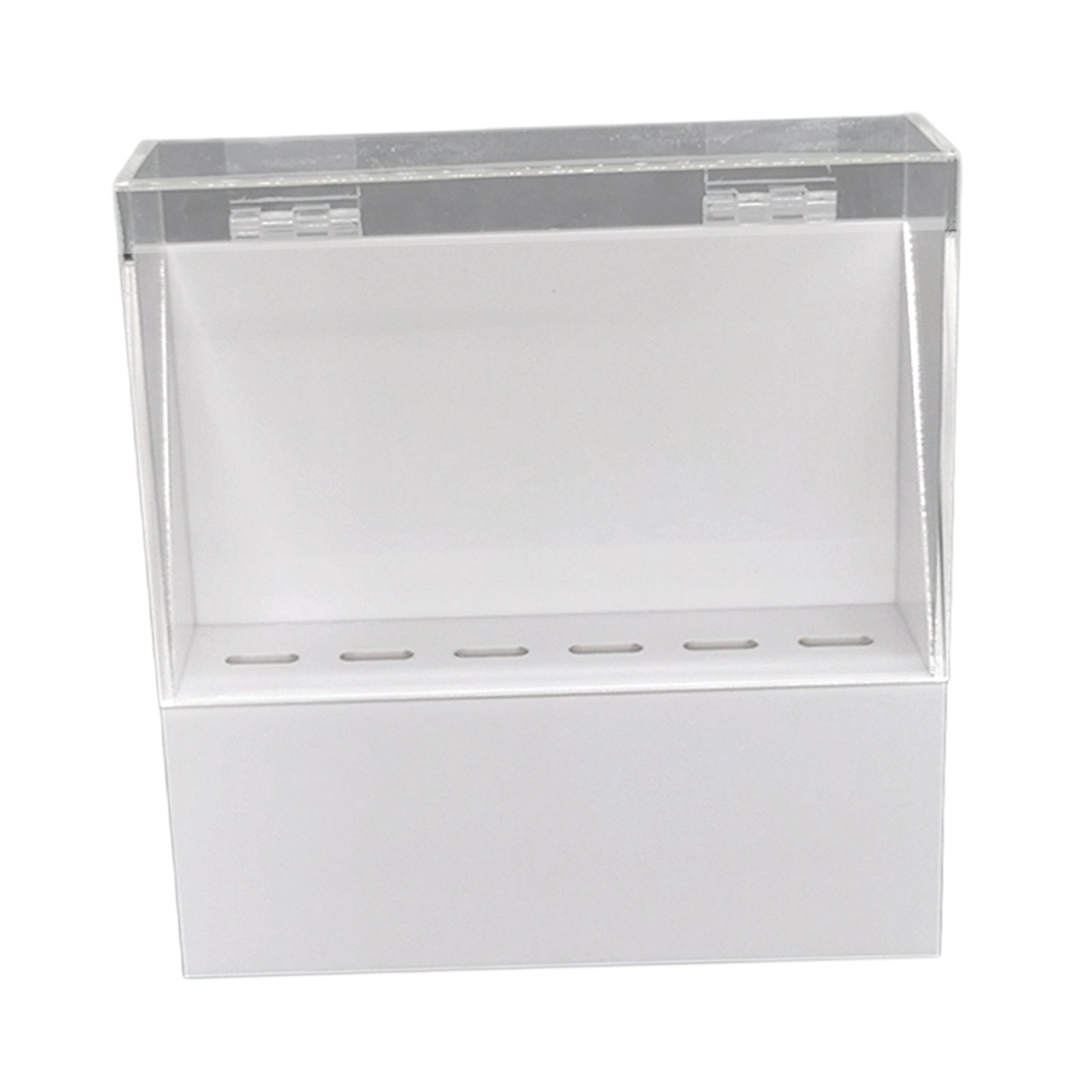 Eyelash Extension Storage Box Tweezer Organizer Case Stand Holder Pure White