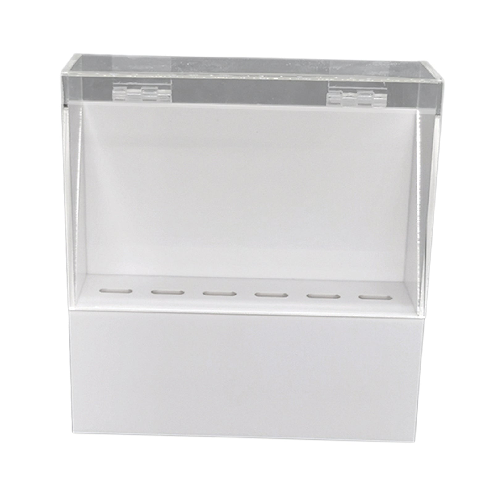 Eyelash Extension Storage Box Tweezer Organizer Case Stand Holder Pure White