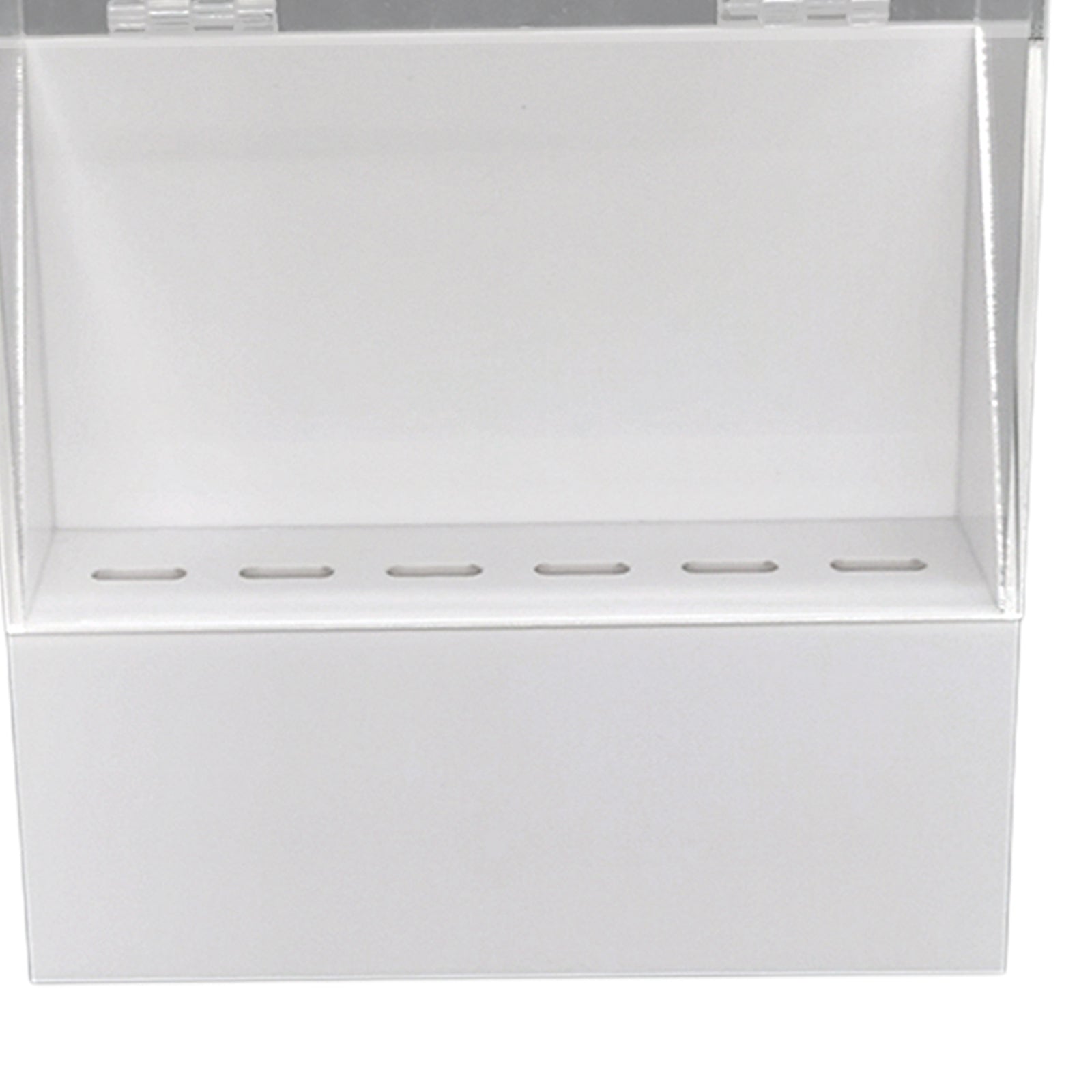 Eyelash Extension Storage Box Tweezer Organizer Case Stand Holder Pure White