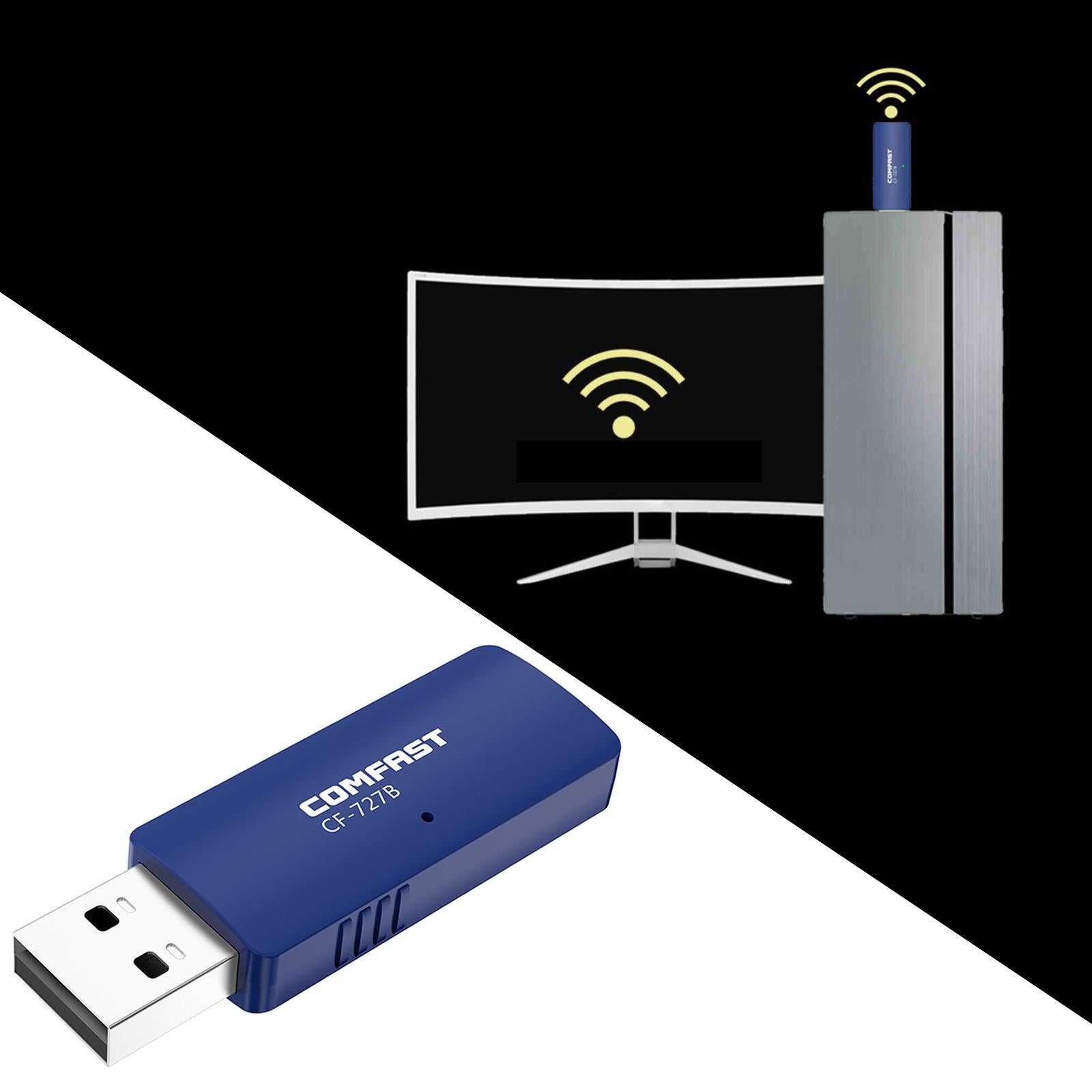 1300Mbps USB WiFi Adapter Wireless Network Card 2.4/5.8G Dual Band Dongle