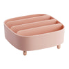 Multiuse PP Desktop Makeup Drawer Eye Shadow Cosmetic Holder Pink