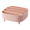 Multiuse PP Desktop Makeup Drawer Eye Shadow Cosmetic Holder Pink