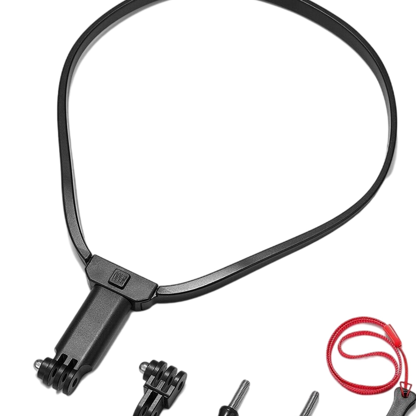 POV/Vlog Neck Holder Mount Head Strap for GoPro Comfortable with adapter