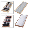 Glasses Jewelry Tray Stackable Sunglasses Organizer Storage Holder Grey