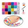 1Box Glass Seed Beads Charms DIY Bracelets Jewelry Making Finding Supplies