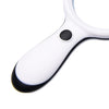 Small Handheld Magnifier with 18 LED Light for Seniors Children Books  White