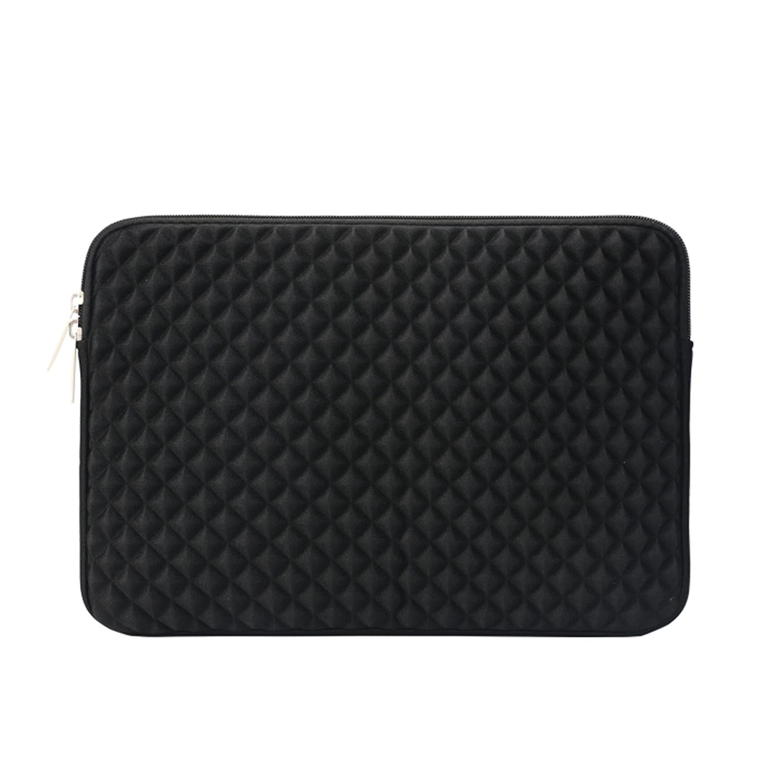 Slim Laptop Sleeve Computer Water Repellent Protective Case Black 15.6inch