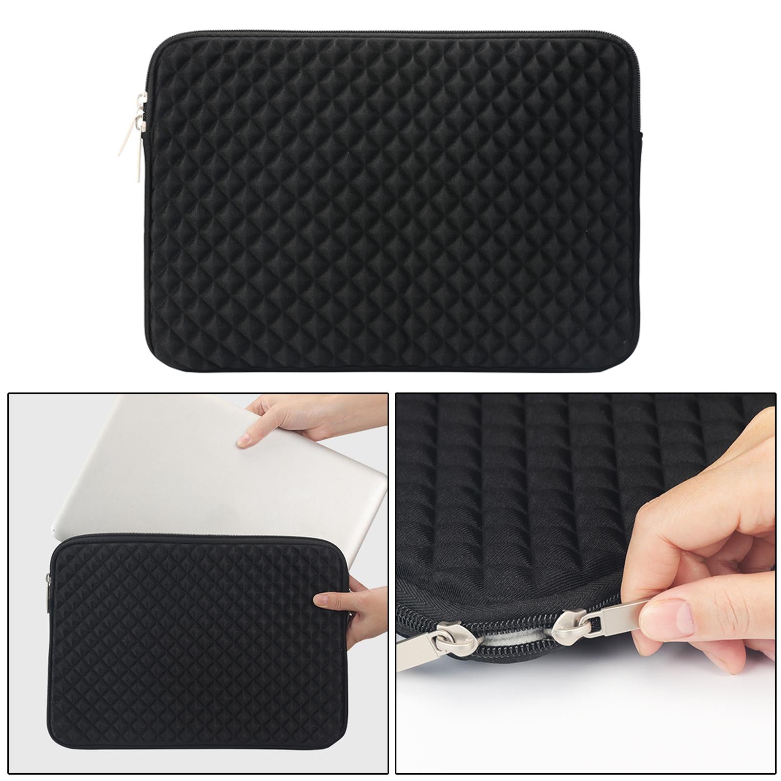 Slim Laptop Sleeve Computer Water Repellent Protective Case Black 14-15inch