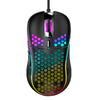 Honeycomb Wired Gaming Mouse RGB Lighting for Desktop PC Universal 6 Buttons