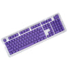 DIY PBT 104 Keys Keycaps for 61 64 72 98 Gaming Mechanical Keyboard  Purple