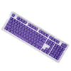 DIY PBT 104 Keys Keycaps for 61 64 72 98 Gaming Mechanical Keyboard  Purple