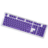 DIY PBT 104 Keys Keycaps for 61 64 72 98 Gaming Mechanical Keyboard  Purple