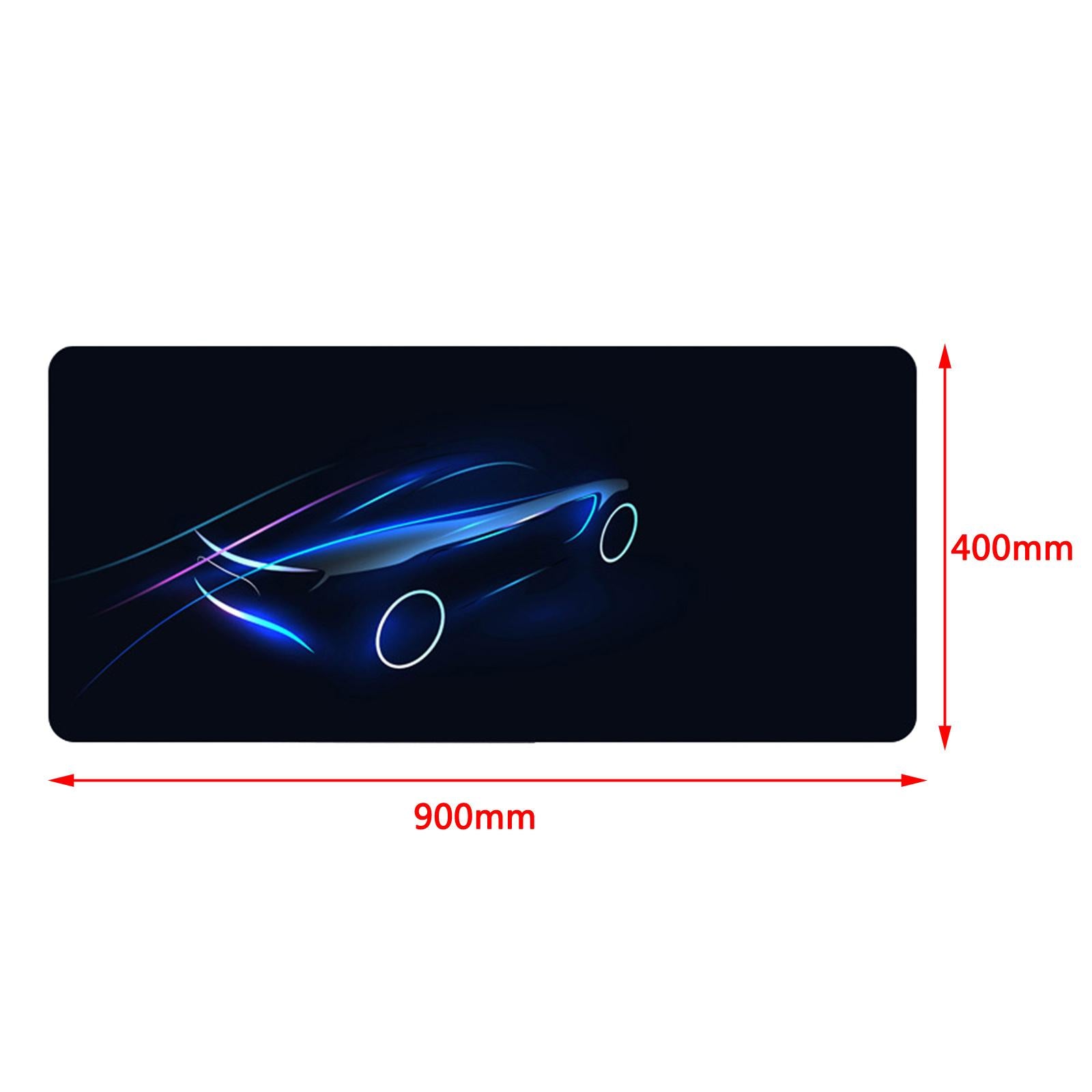 Rubber Base 90x40cm Big Mousepad Computer Keyboard Mat Desk Pad for Gamer C