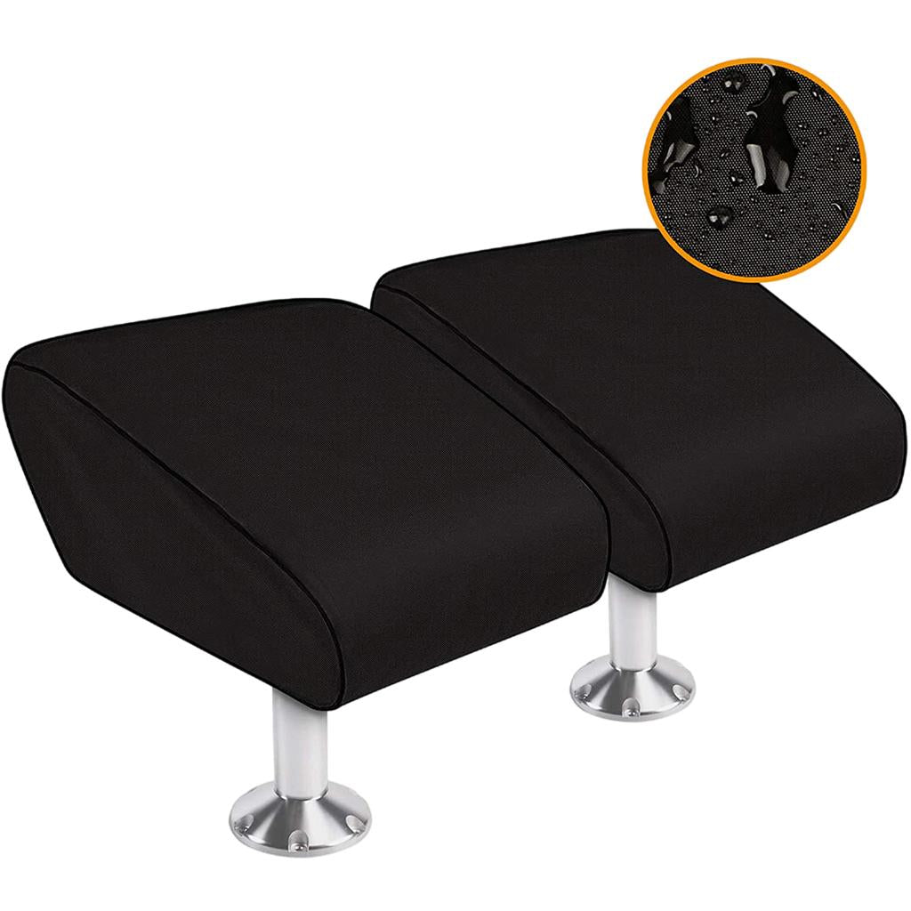 Boat Folding Seat Cover Dustproof Fishing Ship Chair Protector Black