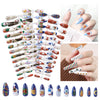 Reusable False Nails Fingernails for Manicure Decoration Christmas 288pcs