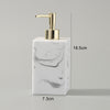 Refillable Soap Dispenser Kitchen Bathroom Pump Bottle Container White