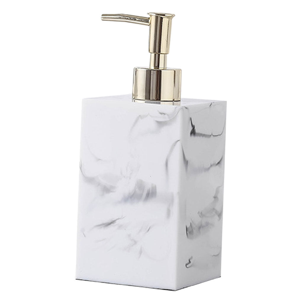 Refillable Soap Dispenser Kitchen Bathroom Pump Bottle Container White