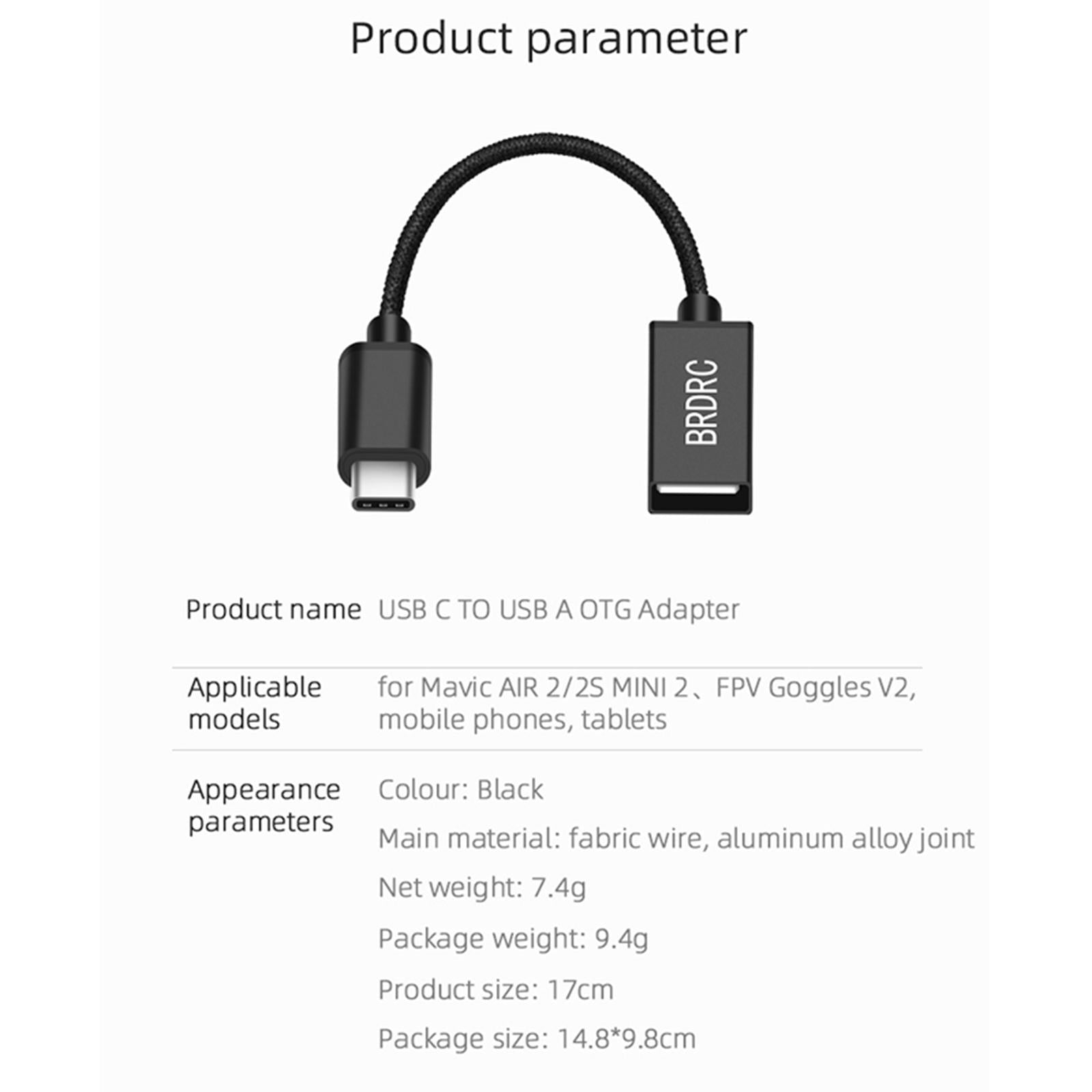 USB C OTG Adapter USB C to USB Adapter USB Adapter Mobile Phones Tablets