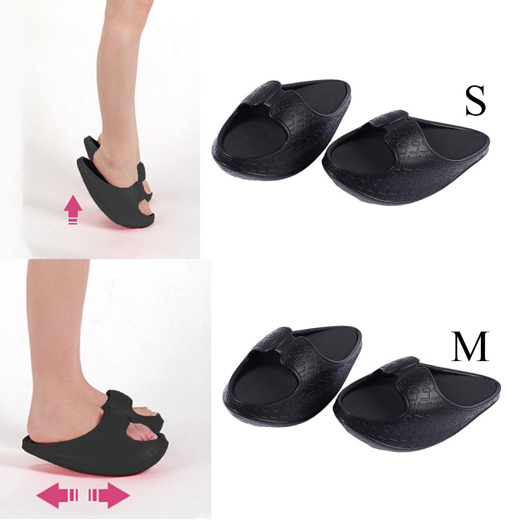 Slimming Slippers Designer Ladies Sandals EVA Lightweight Exercise Thin Leg  S 25x10cm