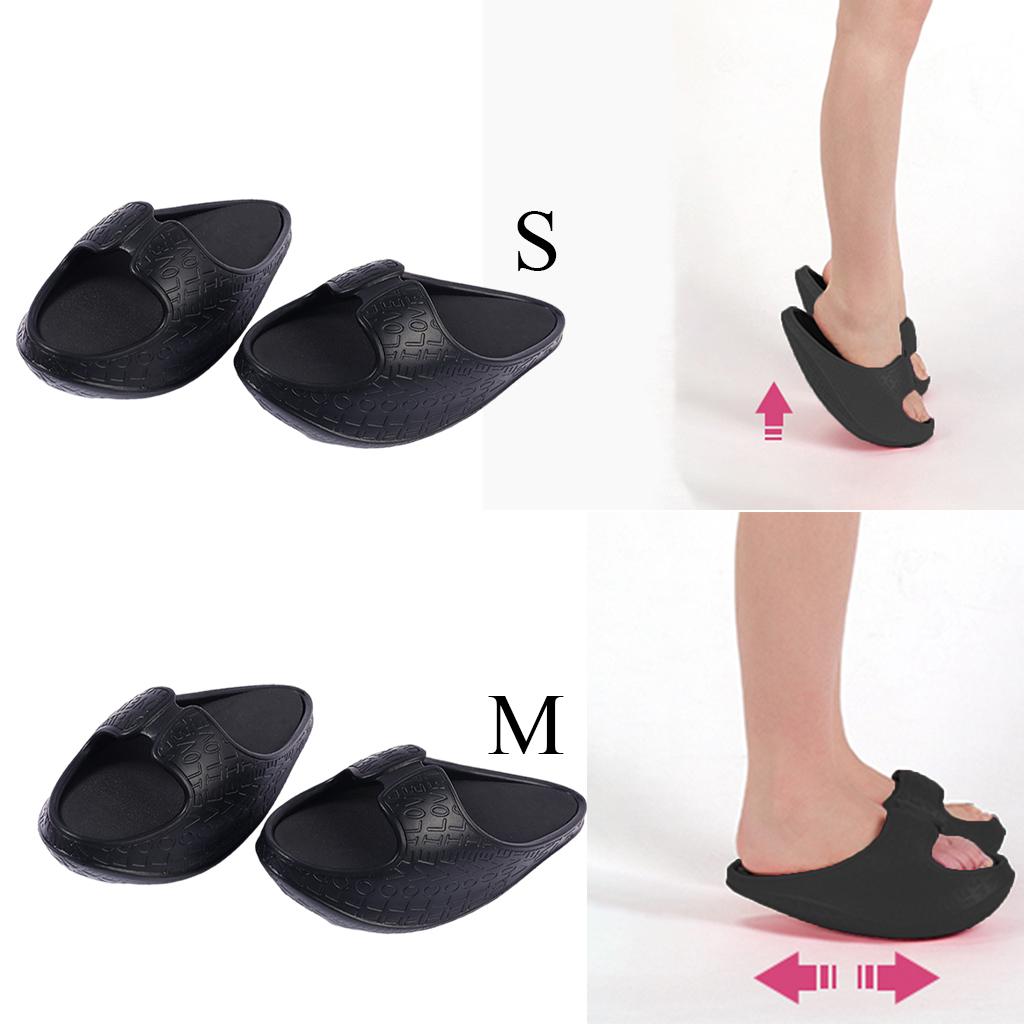 Slimming Slippers Designer Ladies Sandals EVA Lightweight Exercise Thin Leg  S 25x10cm