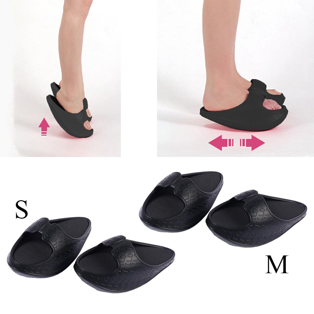 Slimming Slippers Designer Ladies Sandals EVA Lightweight Exercise Thin Leg  S 25x10cm