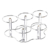 Acrylic Display Rack Clear Layers Cosmetics Display Holder Lace 5 Digits