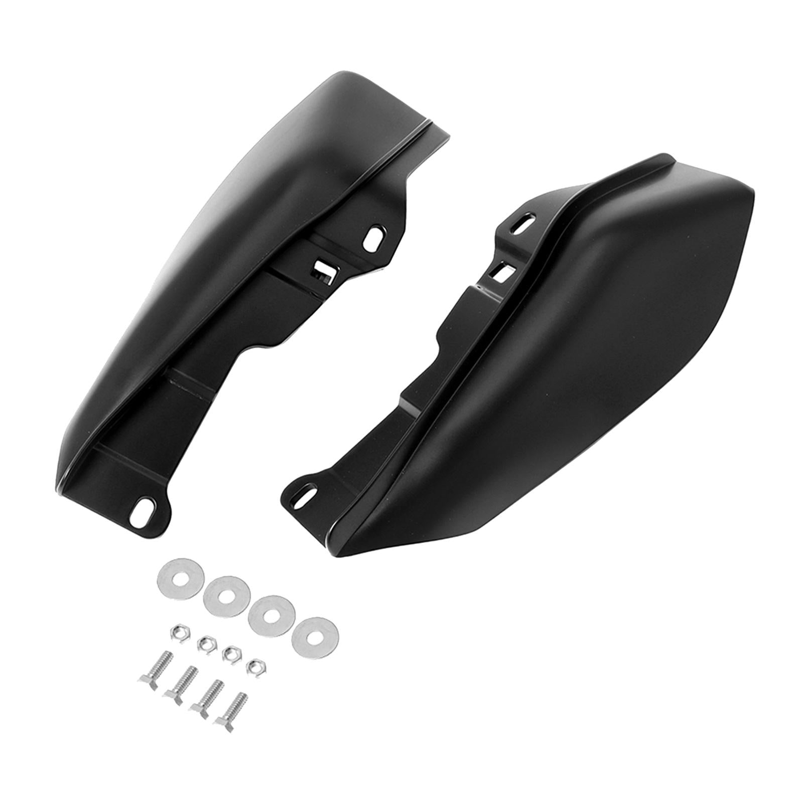 Black Mid-Frame Air Deflector Heat Shield For Harley Electra Glide Road 2016