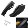 Black Mid-Frame Air Deflector Heat Shield For Harley Electra Glide Road 2016