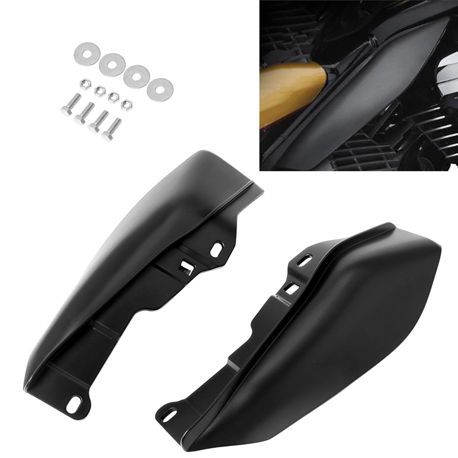 Black Mid-Frame Air Deflector Heat Shield For Harley Electra Glide Road 2016