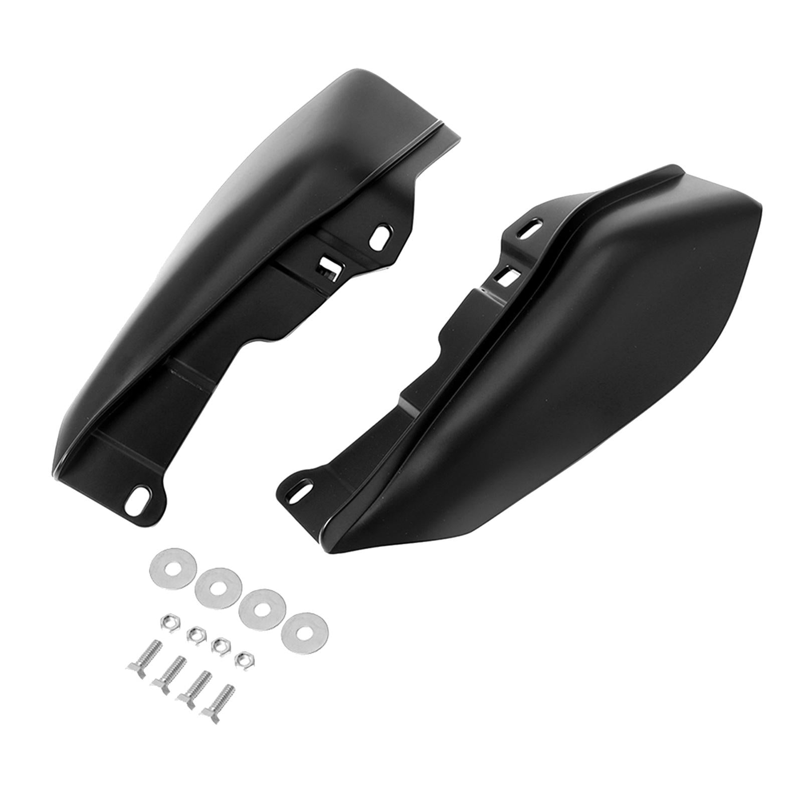 Black Mid-Frame Air Deflector Heat Shield For Harley Electra Glide Road 2016