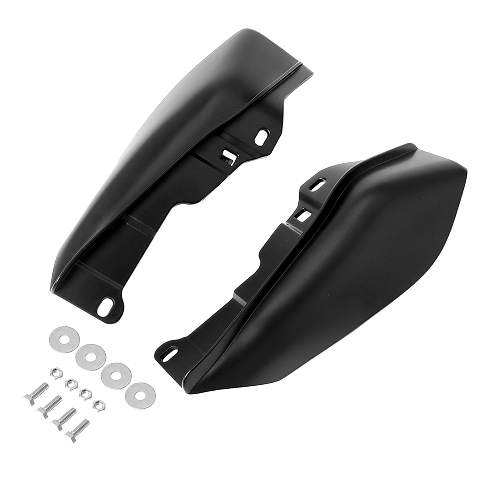 Black Mid-Frame Air Deflector Heat Shield For Harley Electra Glide Road 2016