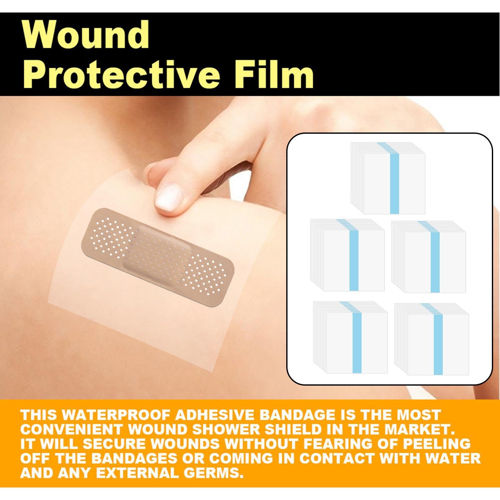 Waterproof Transparent Film Dressing Adhesive Wound Cover Bandage  50Pcs