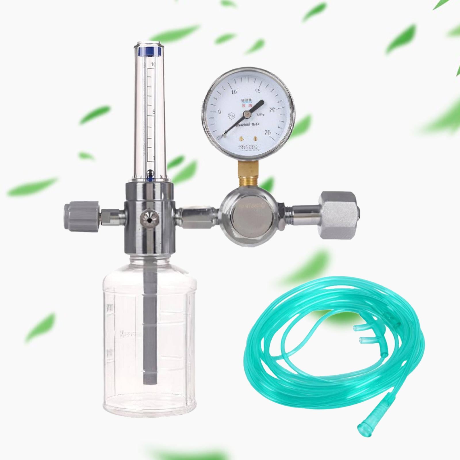 Flow Meter O2 Oxygen Inhaler Pressure Reducing Valve Regulator Oxygen Meter