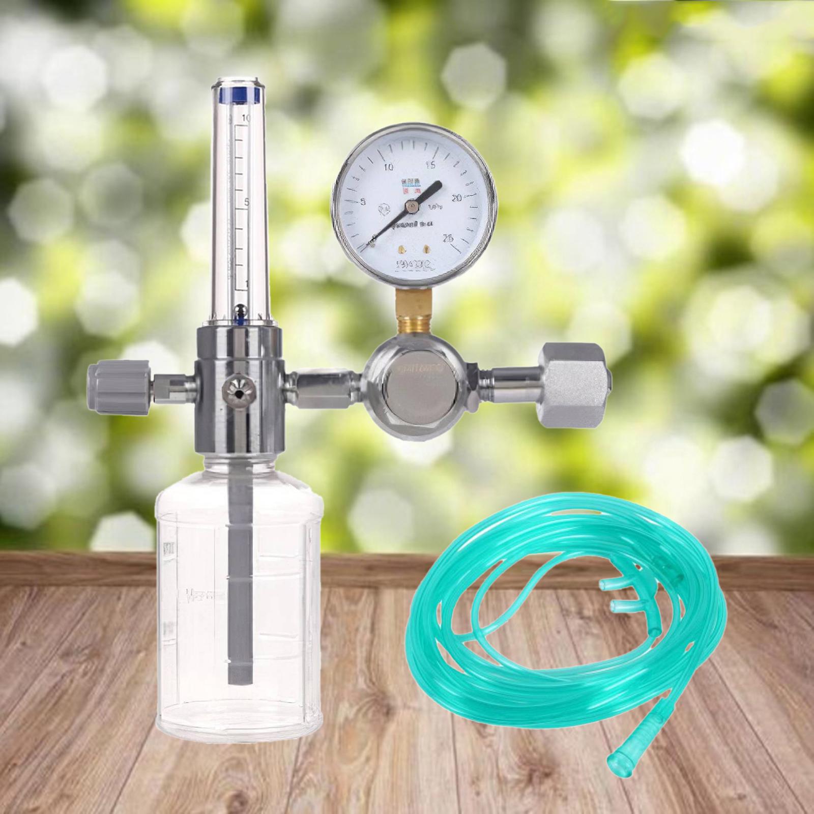 Flow Meter O2 Oxygen Inhaler Pressure Reducing Valve Regulator Oxygen Meter