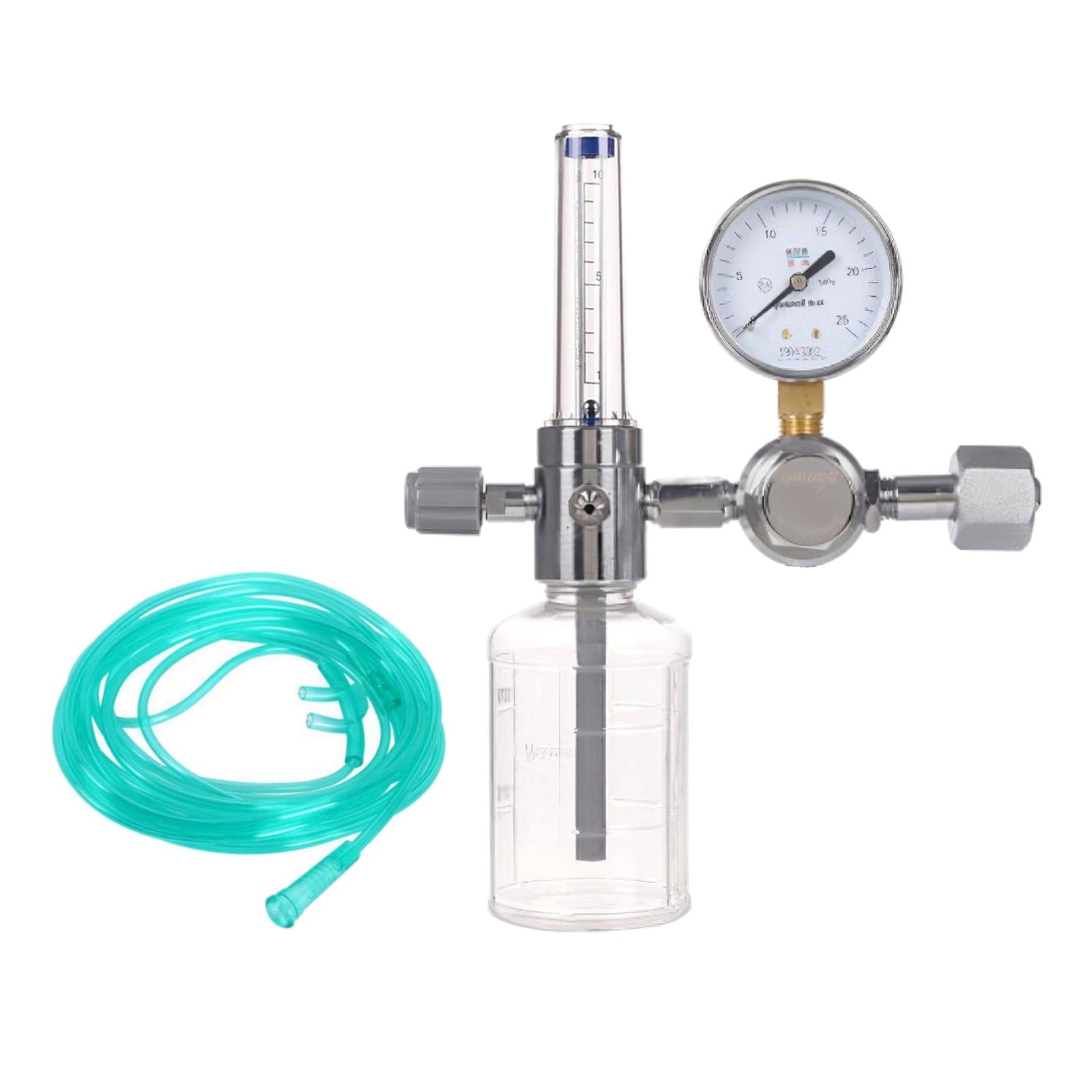 Flow Meter O2 Oxygen Inhaler Pressure Reducing Valve Regulator Oxygen Meter