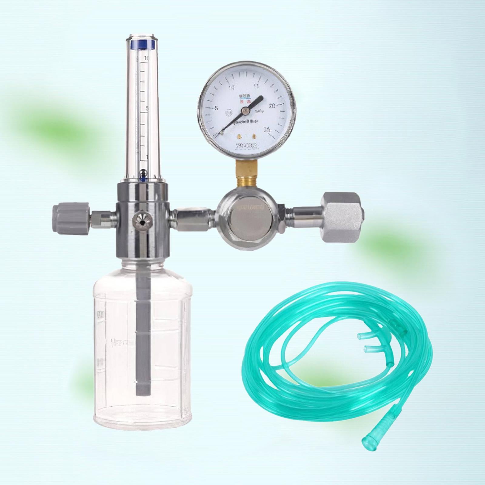 Flow Meter O2 Oxygen Inhaler Pressure Reducing Valve Regulator Oxygen Meter