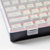 3 Layers Keycaps Storage Box w/Clear Cover with Dividers Organizer Black Red